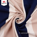 Tissu spandex de robe de rayonne de polyester populaire fait sur commande